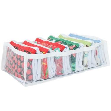 Imagem de Colmeia Organizadora De Gavetas Transparente Com 6 Divisórias Organiza