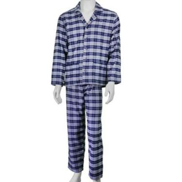Imagem de Pijama Aberto Flanela Gola Paletó Candisani - 4510-Masculino