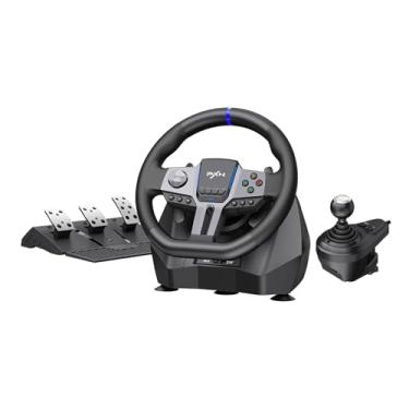 Imagem de PXN PC Steering Wheel, Gaming Racing Wheel V9 GEN2 Universal USB Car Simulation 270/900° Race Driving Wheel With Pedals and Shifter for PC,Xbox One, Xbox Series X/S,PS4,PS3,Switch