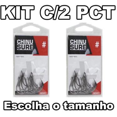 Imagem de Kit 2 Pct Anzol Sem Fisga Chinu Sure Black N 05-11 Albatroz, Nº09