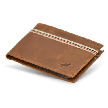 Imagem de Carteira Masculina Porta Cartão Couro Bovino C/plástico - ELLO GRIFF, 