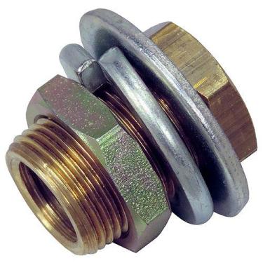 Imagem de Kit 5 Conexão Anteparo Mbb Femea 16 X 1,5 Mm X Femea 16 X 1,5 Mm - LNG