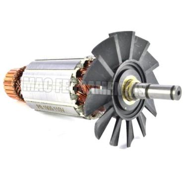 Imagem de Induzido Com Rolamento e Carvão Compatível Makita 4100nh 220v - Bolte