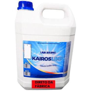 Imagem de Sabão Lava Roupas KAIROSLIMP 5 Litros - Limpeza profunda, alto rendime