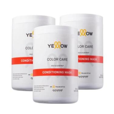 Imagem de Kit 3 Máscaras Capilar Color Care 1L - Yellow