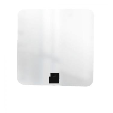 Imagem de Espelho Funcional Hook Preta 50x50 Cm Quadrado - e2g Design