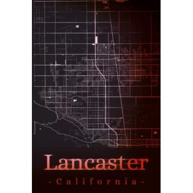 Imagem de Lancaster California: Your city, your region, your home! | Composition Notebook 6x9 plaid 120 pages