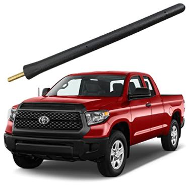 Imagem de Antena curta para Toyota Tundra (2000-2023), antena Toyota Tundra – à prova de lavagem de carro de 16 cm, substituição interna de mastro de bobina de cobre