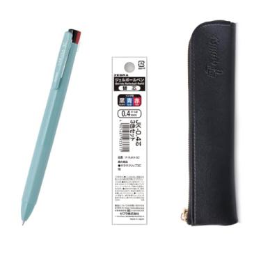 Imagem de ZEBRA SARASA Clip 3C Névoa Azul 0,4 mm Multicolorido Caneta e Recargas (Preto, Azul, Vermelho), Capa fina preta original QULLITY