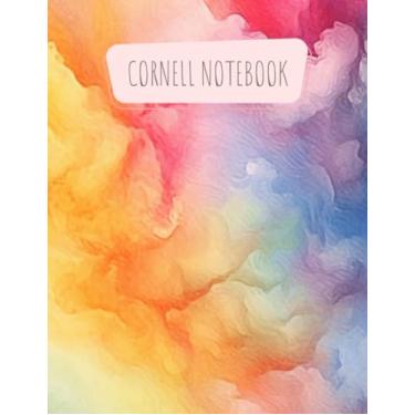 Imagem de Cornell Notes Notebook: Notebook Numbered Pages, Large 8.5"X11",150 Pages: Cornell Note-Taking System Paper for High School College University Students.