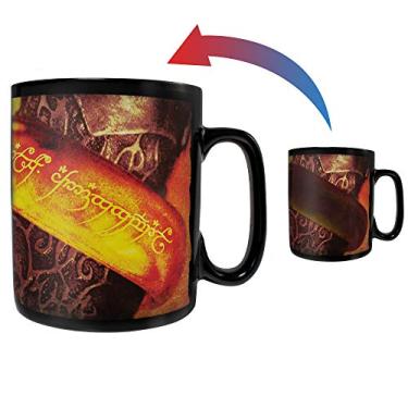 Imagem de Canecas Morphing The Lord of the Rings The One Ring to Rule Them All Heat Reveal Caneca de café de cerâmica - 473 ml