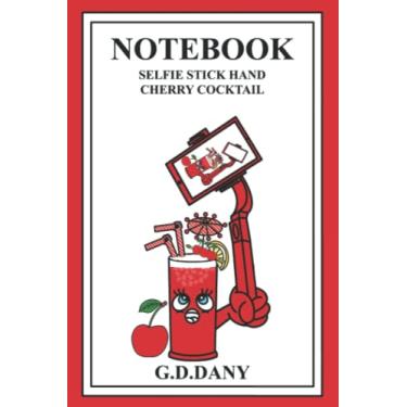 Imagem de NOTEBOOK SELFIE STICK HAND CHERRY COCKTAIL