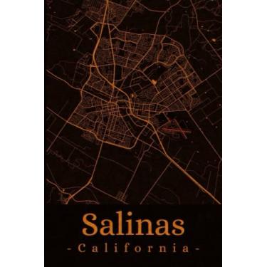 Imagem de Salinas California: Your city, your region, your home! | Composition Notebook 6x9 plaid 120 pages