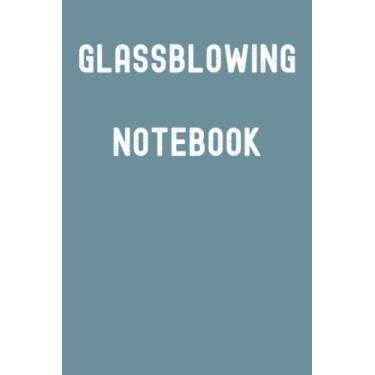Imagem de Glassblowing Notebook: Spirit Mountain Blue Matte Finish Lined Journal, 120 Pages, 6 x 9, Gift For Thinkers, List Makers and Doers (Glassblowing Notebook Journal)