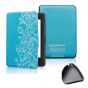 Imagem de GUKSRASO Capa para 7" Kindle Paperwhite 12th Generation 2024 & Kindle Colorsoft Signature Edition 2024, PU e TPU Soft Tampa Traseira Tampa de Casca Protetora com Despertar/sono Automático