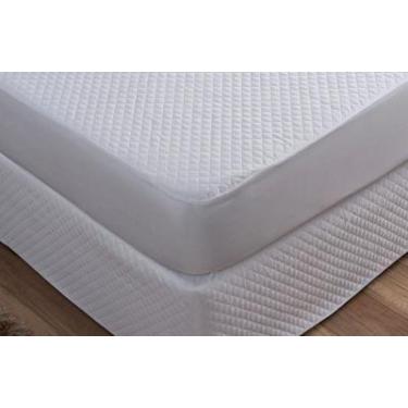 Imagem de Protetor Para Colchão Impermeável Matelado Solteiro - Branco - Everhom