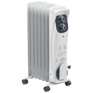Imagem de Aquecedor Elétrico a Óleo com Termostato Ajustável, Silencioso e 3 Níveis, 1500W, 110V, COMFORT ZONE CZ8008, Branco