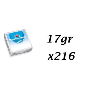 Imagem de 216 unidades de Polenguinho Light queijo 17gr cada - Polenghi