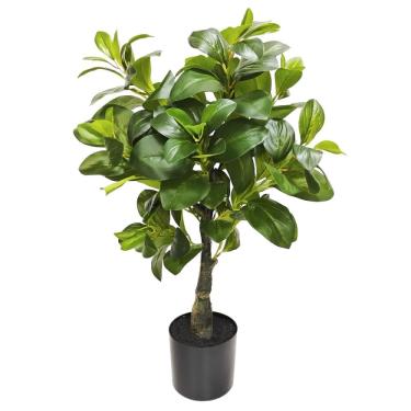 Imagem de Planta Artificial Agrião Real Toque Verde no Pote Decorativa 69cm