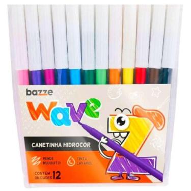 Imagem de Canetinha Hidrocor Waze 12 Unid - Bazze