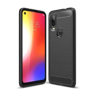 Imagem de Capa Case Motorola Moto One Vision (XT1970) (Tela 6.3) Carbon Fiber An