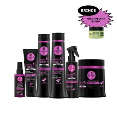 Imagem de Kit Haskell Cavalo Forte Hidra Completo 500ml Mimo