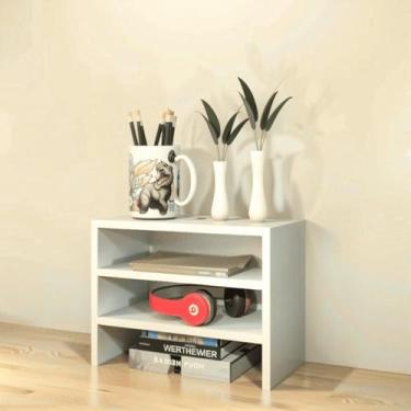 Imagem de Escaninho organizador de mesa Branco 30x20x43cm - Móveis Novo Estilo