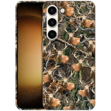 Imagem de GlamCase - Capa Camuflague DeerPrinted PC para S23 Plus 5G Branca