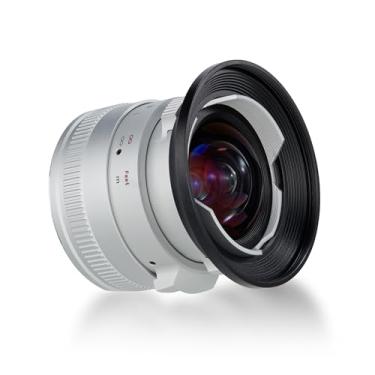 Imagem de PERGEAR 12 mm F2 II para Sony E, lente APS-C de foco manual grande angular, compatível com câmeras Sony E Mount NEX-5R NEX-5N NEX-7 A6400 A6300 A6500 A7R A7RIII A7RIV A7IV A7SIII A7c (prata)