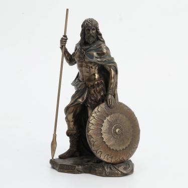 Imagem de Estátua de acabamento bronzeado Veronese Norse God Baldr Baldur Brave Bold
