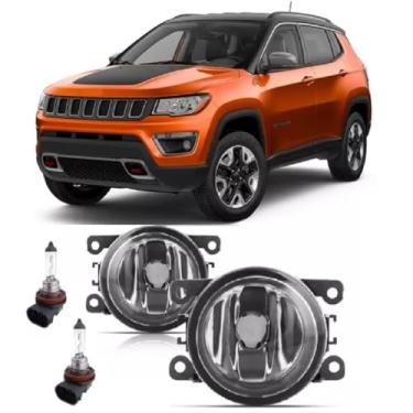 Imagem de Par Farol De Milha Compass 2016 2017 2018 2019 2020 + Lâmpada