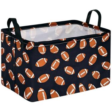 Imagem de MAIZMZ Cesta De Futebol Infantil, Cestos De Berçário Para Bebês, Cesta De Armazenamento Para Meninos, Decoração De Quarto, Cesta De Prateleira De Armário, Organizador De Brinquedos, Cestos De Roupa