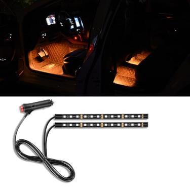 Imagem de Piburth Fita de LED para carro, 24 luzes LED RGB para ambientes interiores sob o painel, luz noturna ambiente de 12 V, lâmpada decorativa interior automotiva, acessórios universais para carros