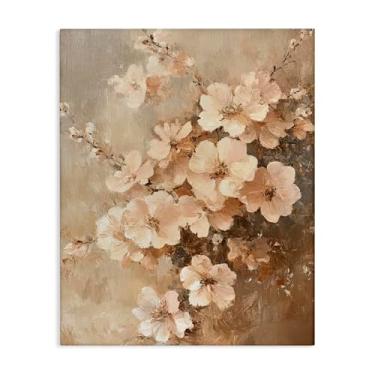 Imagem de Stupell Industries Design de arte de parede em tela de flores de cerejeira florescendo por Petal Prints Design, 61 x 76 cm