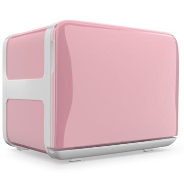 Imagem de StateRiver Armário aquecedor de toalhas, aquecedor de toalhas quente profissional de 8,5 L, uso para spa, massagem, salão, barbeiro e casa - rosa