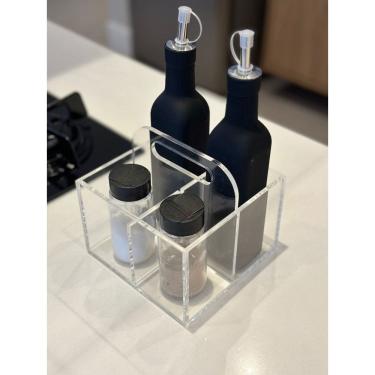 Imagem de Galheteiro em Acrílico 4 divisórias