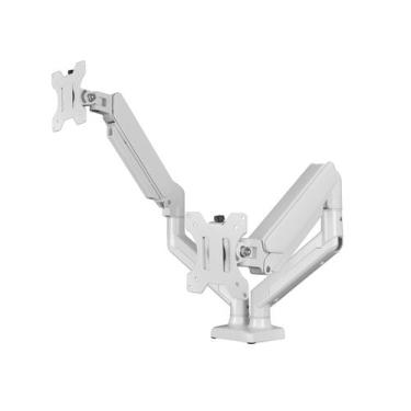 Imagem de Suporte Articulado de Mesa com Pistão a Gás e Ajuste de Altura p/ 02 M