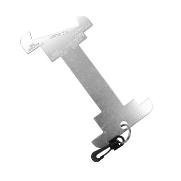 Imagem de Abalone de alumínio para mergulho, lagosta e molusco com clipe, 23 cm