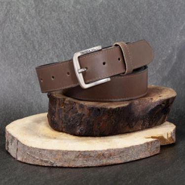 Imagem de Cinto Masculino Casual Social de Couro Original Use Young, Bege, 130