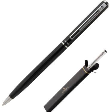 Imagem de Caneta Esferográfica Hawai Office Collection Preta com Estojo - CROWN