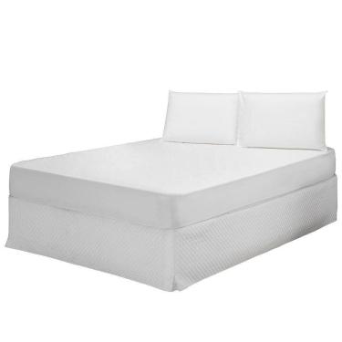 Imagem de Protetor De Colchão Impermeável King 1 Peça 100% Polipropileno - Branco