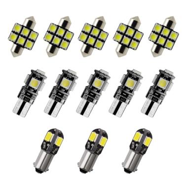 Imagem de 8X-SPEED Kit de lâmpadas interiores LED 5050 13 peças adequado para Lexus IS MK1 1999-2005, porta-luvas de leitura cúpula porta-malas espelho viseira de sol