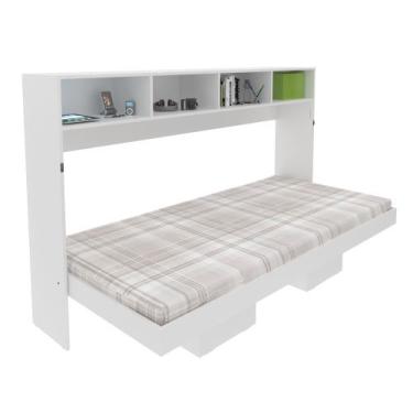 Imagem de Cama Articulada Horizontal Solteiro Branco Tecnomobili