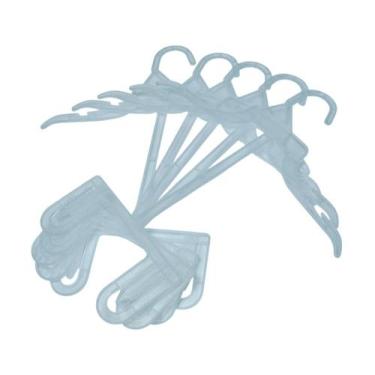 Imagem de 200 Cabide Infantil Bebê Adaptador Transparente - AAZ