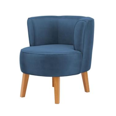 Imagem de Poltrona Moderna para Recepção de Escritório Resistente MOBLAN decor (Azul)