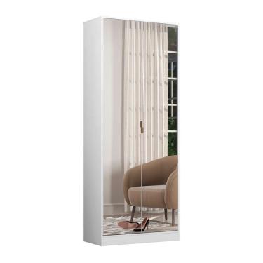 Imagem de Sapateira com Espelho Grife 2 pt 1 gv Branca