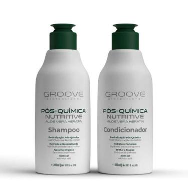 Imagem de Kit Pós Química Nutritive Aloe Vera Shampoo e Condicionador Groove Pro