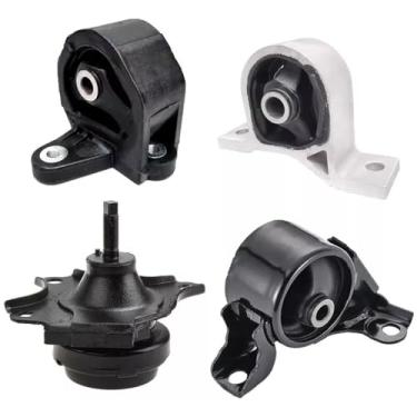 Imagem de Kit de montagem de motor e transmissão 45hao compatível com Honda Civic 1.7L 2011-2015 4 peças, conjunto de montagem de motor para substituição automotiva #A6588 A6591 A6595 A4511