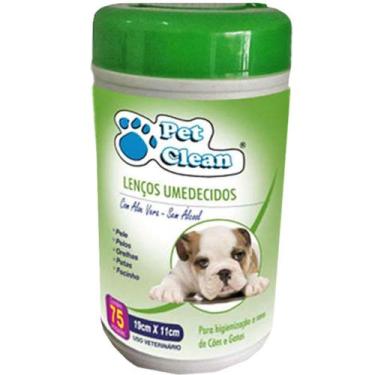 Imagem de Lenço Umedecido Pet Clean para Cães e Gatos