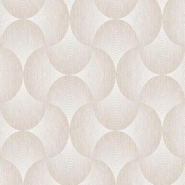 Imagem de Papel De Parede Multiuso 10mx0,52m Vinilizado Ondas Bege - Bobinex